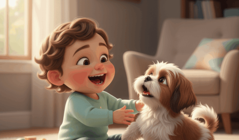 Love Between A Man And His Shih Tzu