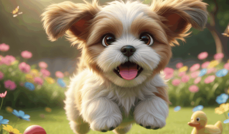 Shih Tzu – Furry Duo Snow Fun