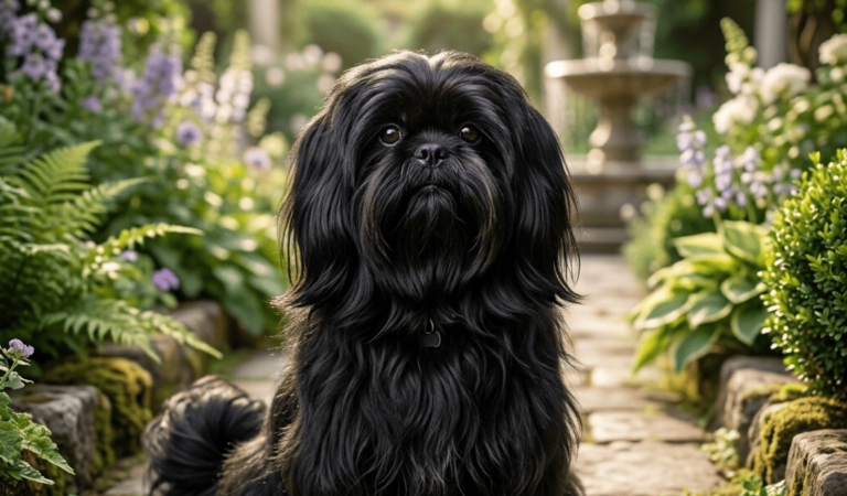 Black Shih Tzu: The black lion Dog