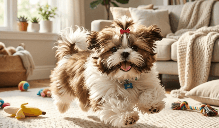 It’s a zoomies kind of day with Lacey 💨😆 | Silly Shih Tzu dog 🐾