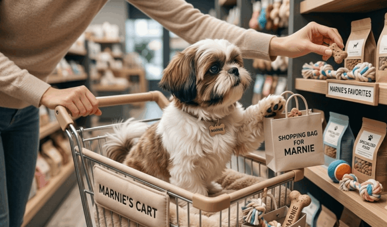 Marnie The Shih Tzu Goes Shopping