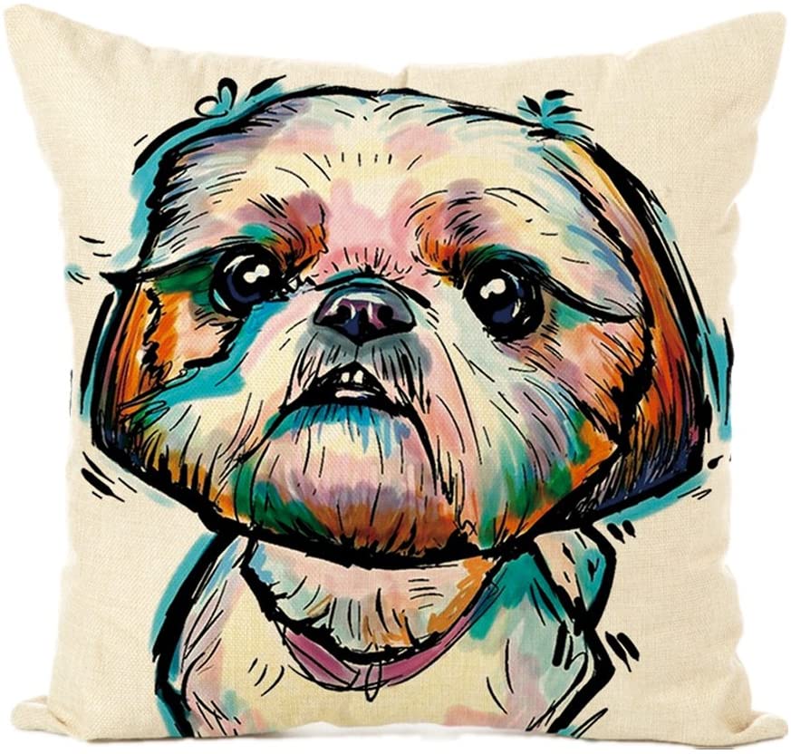 Shih Tzu Throw Pillow